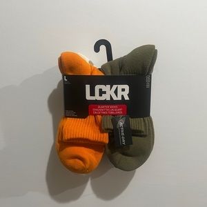 LCKR, Quarter Socks, Multicolor, 6 Pack